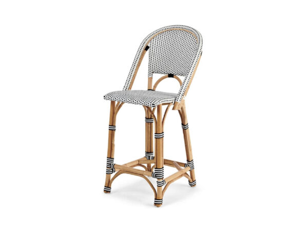 Venice Barstool H66 White-Black