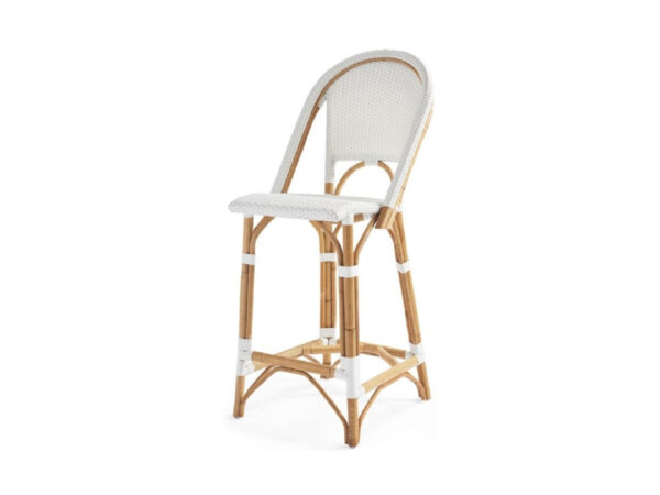Venice Barstool H76 White